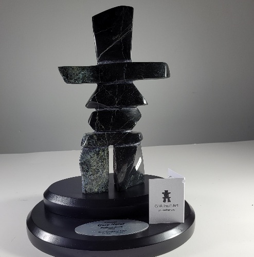 Inukshuk - $459 including base with engraving - 9" tall